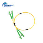 Duplex Single Mode Fiber Optic Patch Cord LC To LC High Temperature Resistant