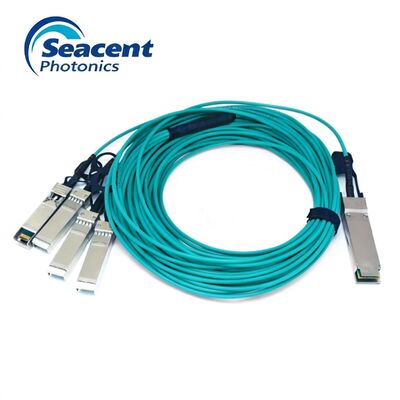 40G QSFP+ से 4x10G SFP+ AOC मल्टी-मोड एक्टिव ऑप्टिकल केबल