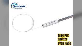 1x64 पीएलसी स्प्लिटर बेयर फाइबर सम अनुपात