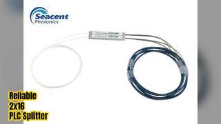 2x16 पीएलसी स्प्लिटर उच्च स्थिरता फाइबर ऑप्टिक